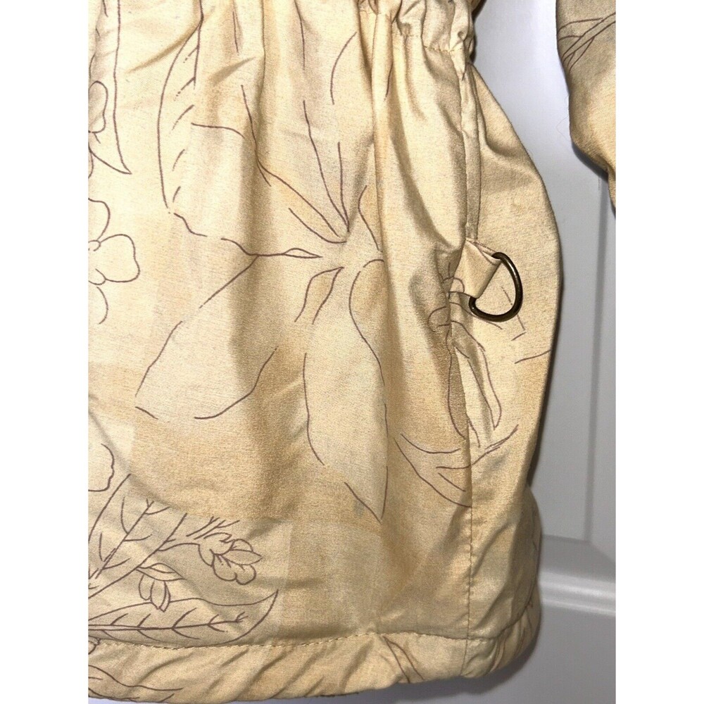 Mobius Windbreaker Jacket Hooded Women's 12 Adult Full Zip Up Yellow - Picture 9 of 10